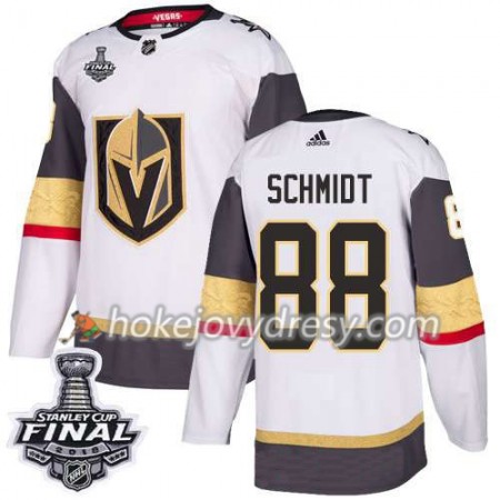 Pánské Hokejový Dres Vegas Golden Knights Nate Schmidt 88 2018 Stanley Cup Final Patch Adidas Bílá Authentic